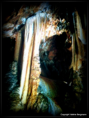 photos grotte, Madeleine, Ardèche, lumières